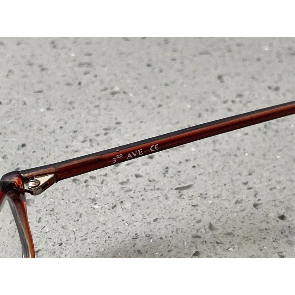 LIMITED EDITIONS Eyeglasses Frames ONLY 3RD AVE 48-19-145 Plum Full Rim